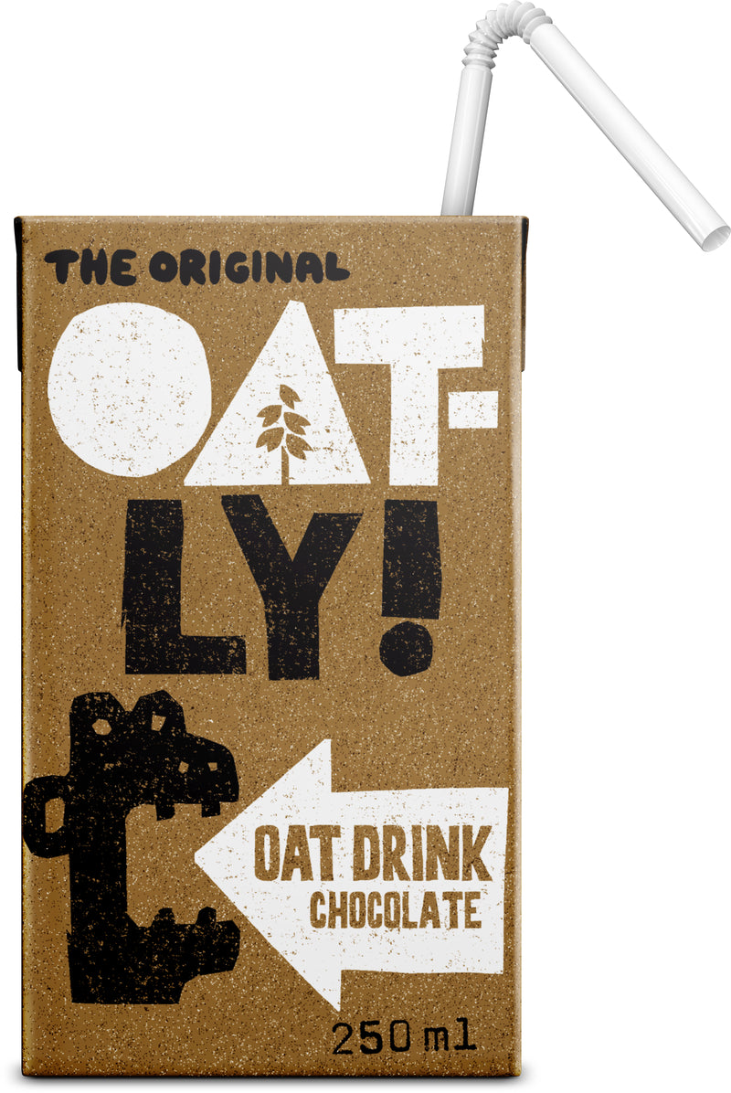 Oatly Dairy Free Chocolate Oat Milk Drink - 18 x 250 ml