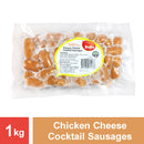 Chicken Cheese Cocktail Sausage - 12x1kg - LimSiangHuat