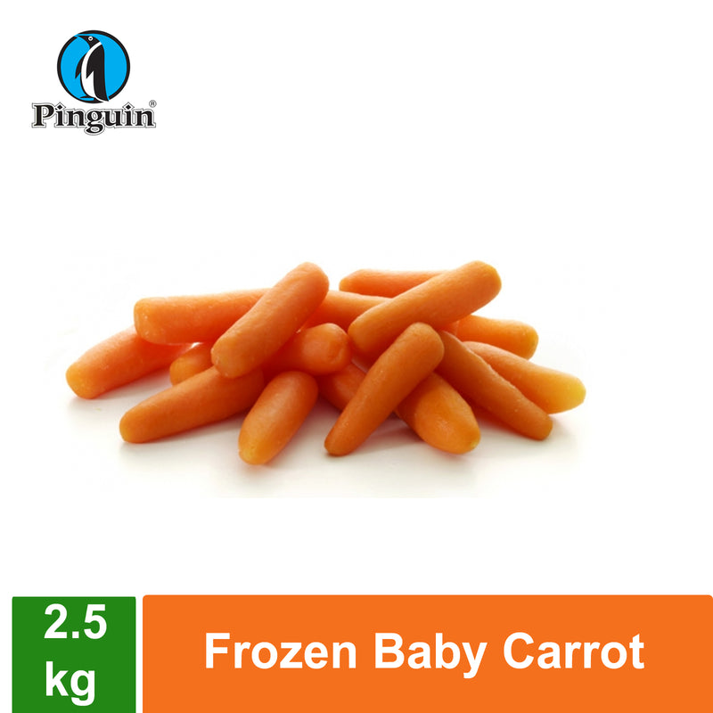 [BUY 1 GET 1] Frozen Baby Carrots - Pinguin 4x2.5kg BE