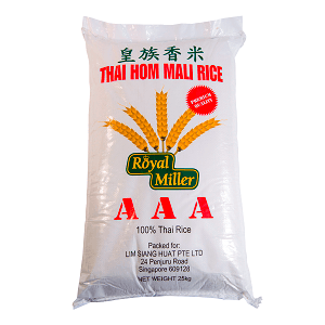 Thai Hom Mali Rice Royal Miller 25kg