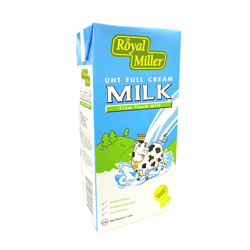 UHT Full Cream Milk Royal Miller 12x1ltr (PKT)