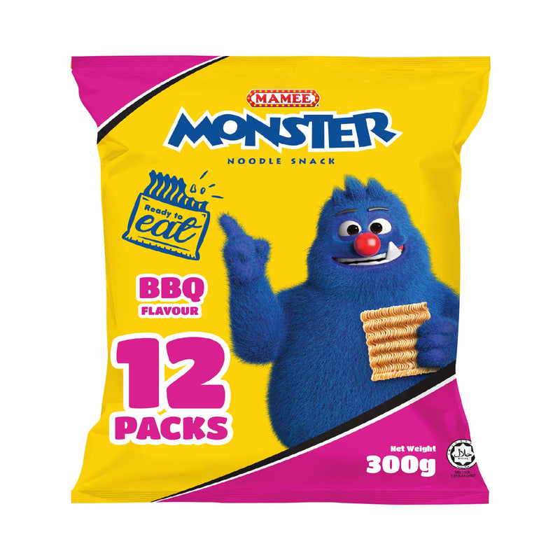 BBQ - Mamee Monster 10x12x25g