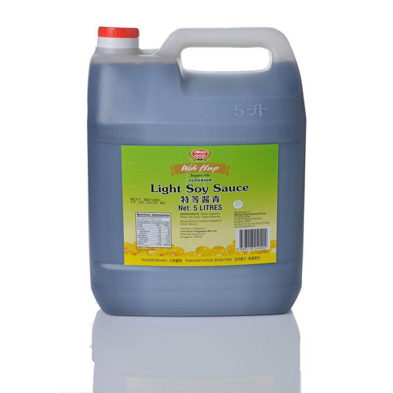 Superior Light Soy Sauce 5L Woh Hup - LimSiangHuat