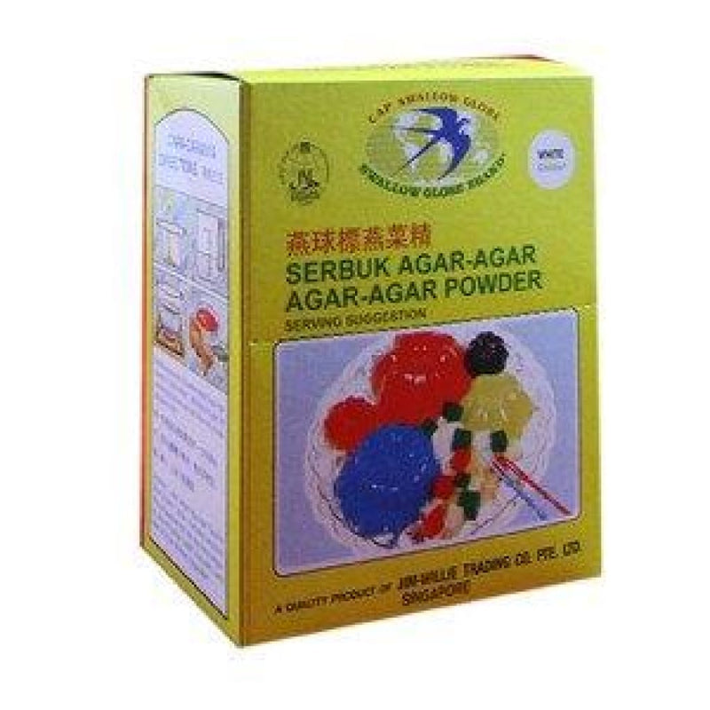 Agar Agar Powder(White)-Swallow Globe 24x(12sx12g) - LimSiangHuat