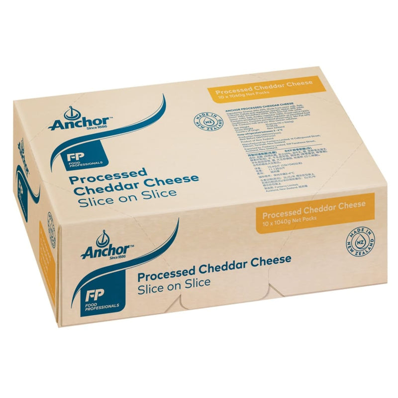 Processed Cheese Pale Slice-on-Slice (84 slices) Anchor 10x1040g - LimSiangHuat