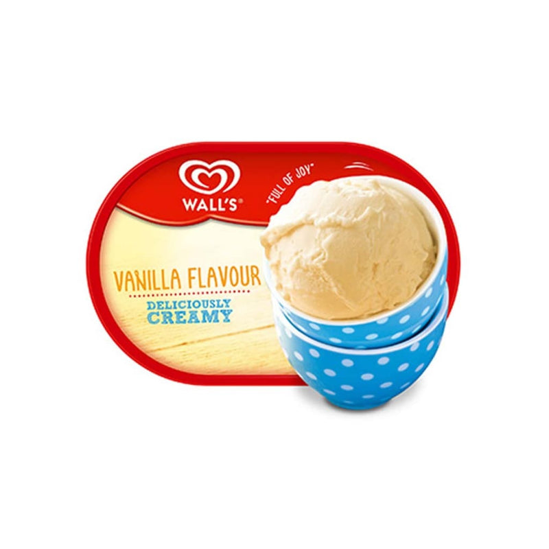 Walls Tub Vanilla Ice Cream 4X1500ml - LimSiangHuat