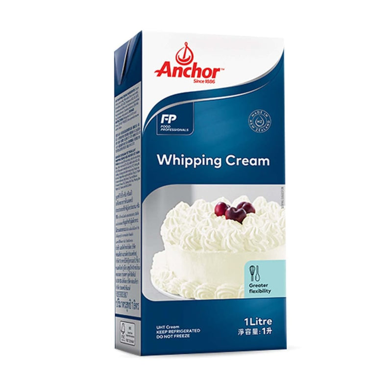 Whipping Cream UHT Prof - Anchor 12x1L - LimSiangHuat